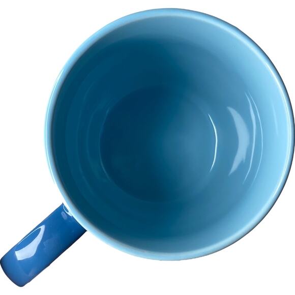 Disney Stitch Coffee Mug‎ 18oz Cup Ohana Blue Hawaii Hawaiian Palm Tropical Blue - Picture 4 of 9